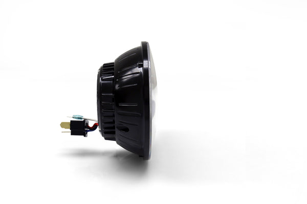 Faro LED moto 146 mm anabbagliante abbagliante e anello M5