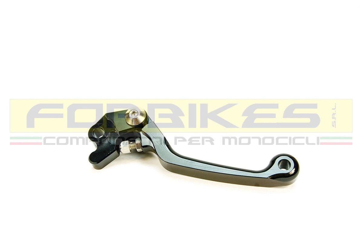 LEVA FRENO OFF - ROAD ALLUM. "MXLEVER" RIBALTABILE, NERO (applicativo moto a parte) - ENDURRAD