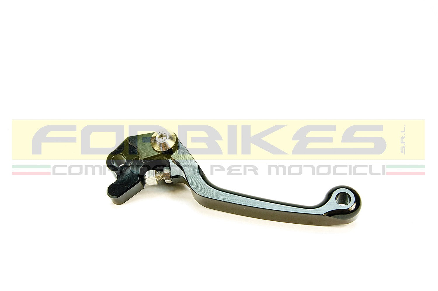 LEVA FRENO OFF-ROAD ALLUM. "MXLEVER" RIBALTABILE, NERO (applicativo moto a parte)