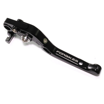 Leva frizione moto "Syncro" regolabile e reclinabile di colore nero modello per Aprilia, Benelli, Bimota, Ducati, MV Agusta