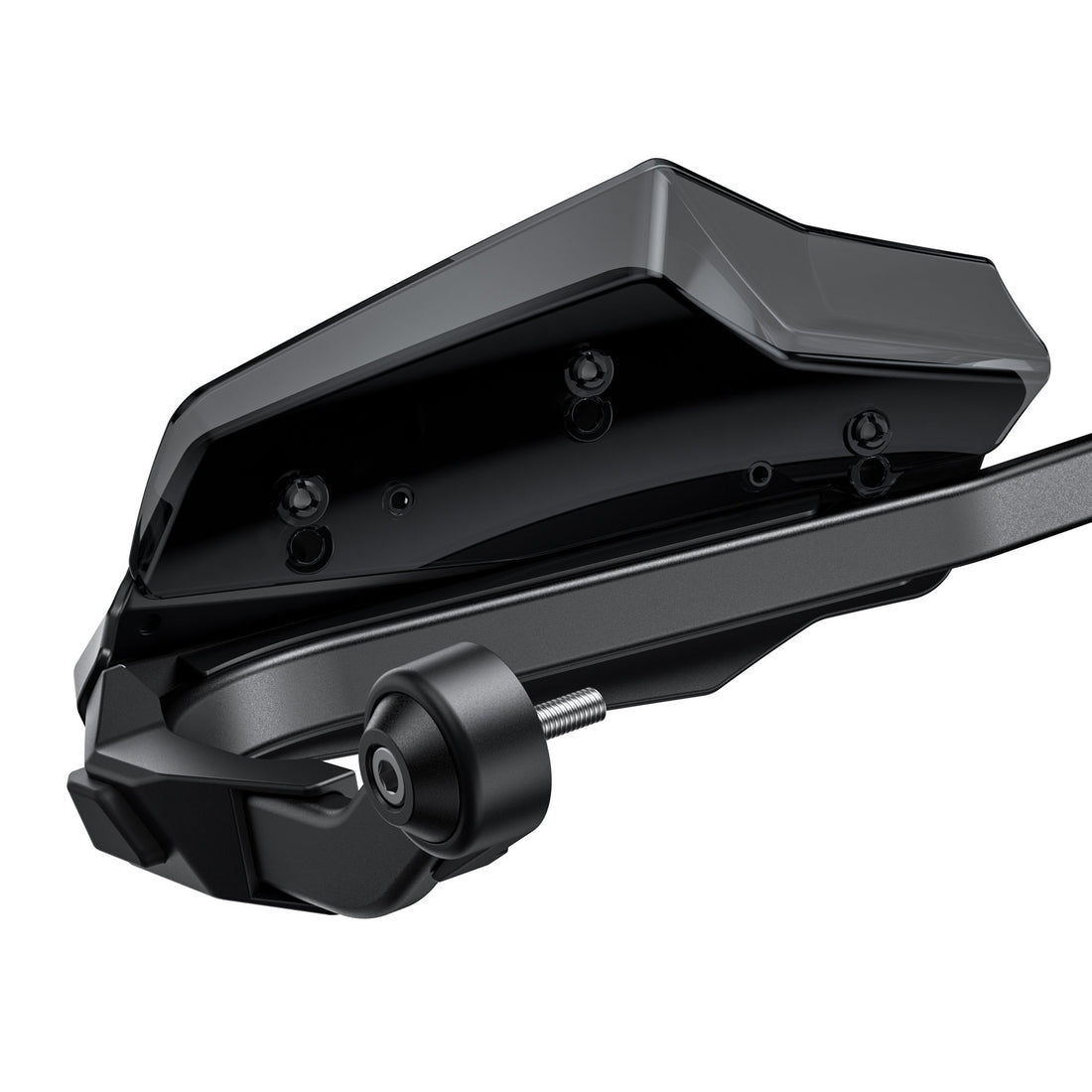 Paramano LOBOO CHS931 singolo con morsetto bar-end e deflettore vento montato