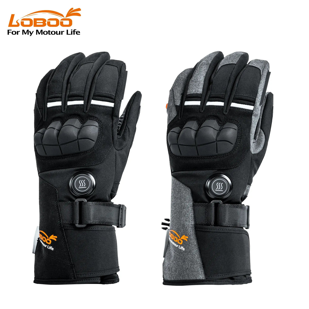 Electrically heated gloves for driving in cold weather.