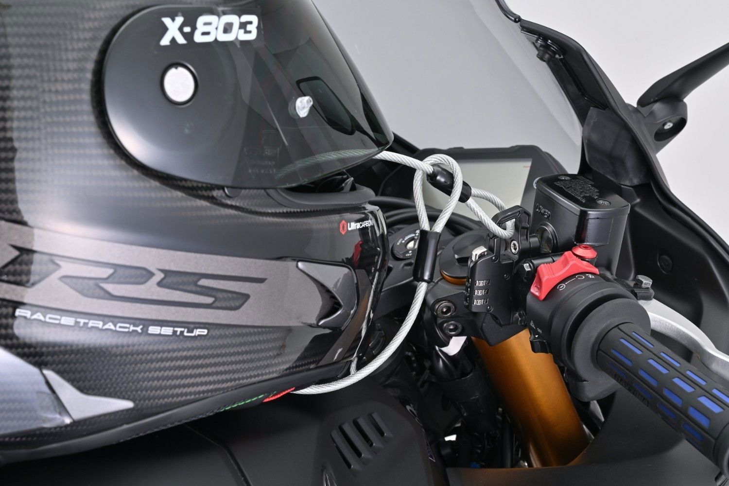 Lucchetto Slim con Cavo e Combinazione per Casco – Daytona 81687