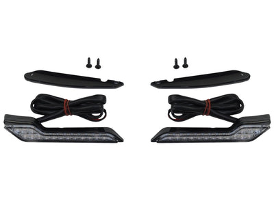 Luce di posizione a LED per paramani colore bianco (kit da 2 pezzi) Barkbusters - ENDURRAD