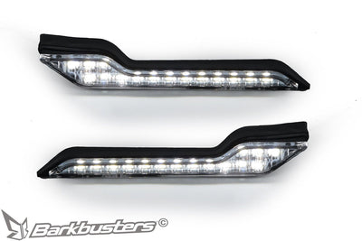 Luci di posizione a LED bianche Barkbusters LED-002 per plastiche paramani