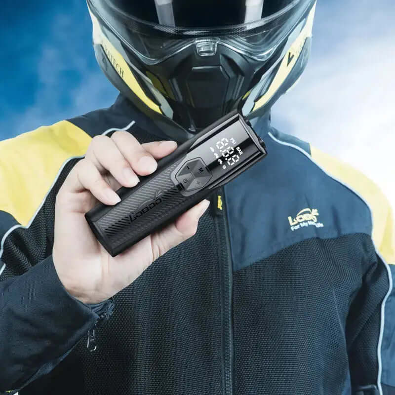 Mini compressore aria portatile per auto e moto - Endurrad.com