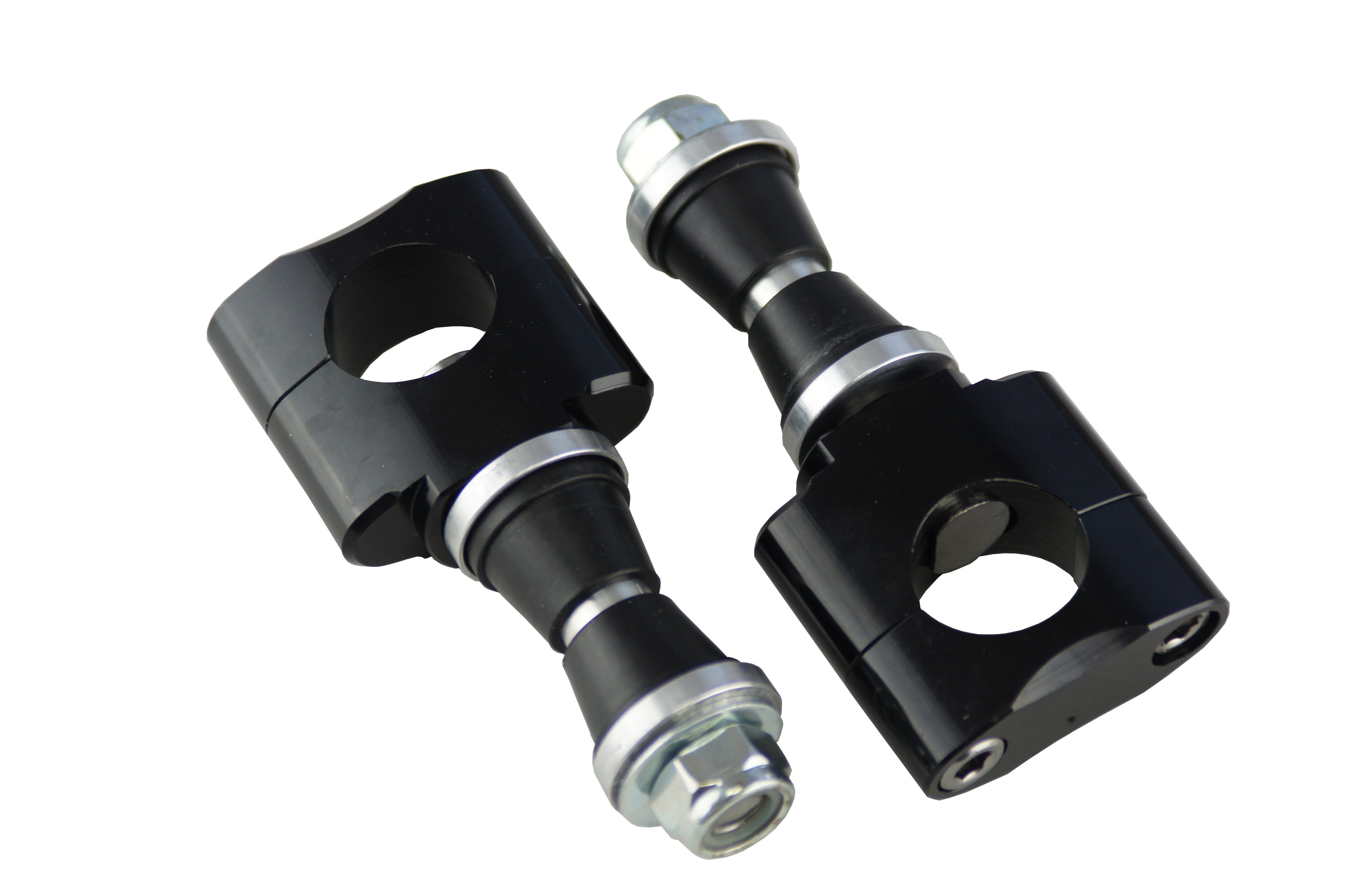 Morsetti manubrio 28,6 mm fissaggio silent block conici