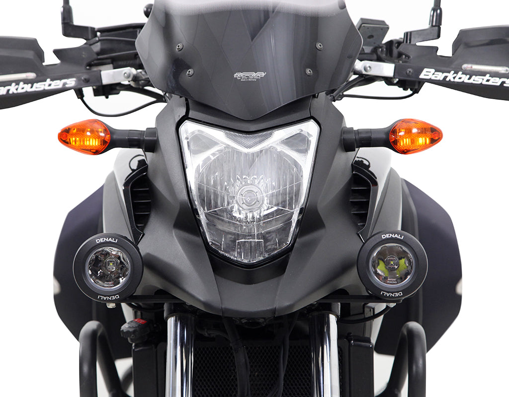 Supporto faretti DENALI montato sulla Honda NC 700 X