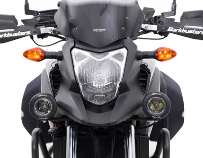 Supporto faretti DENALI montato sulla Honda NC 700 X