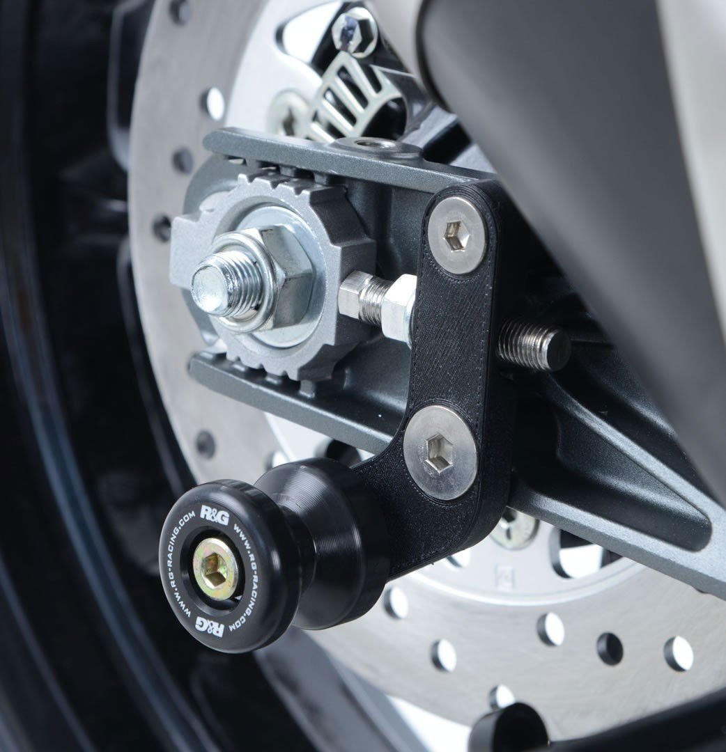 Nottolini cavalletto posteriore tipo Offset KTM 125 Duke '17 - / RC 125 '17 - / RC 390 '17 - colore arancio R&G - ENDURRAD