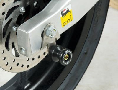Nottolini cavalletto posteriore tipo Offset per Aprilia RS 4 125 '11 - (silver) - ENDURRAD
