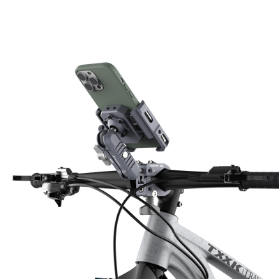 Outplorer P100-A porta cellulare moto montato sul manubrio