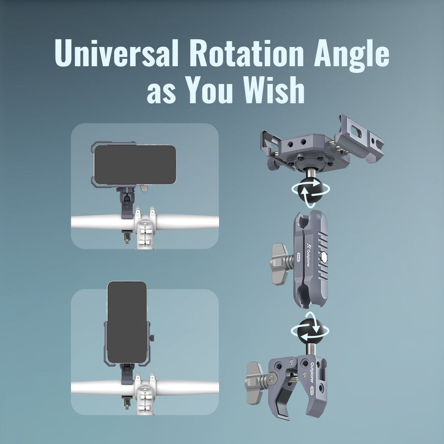 1" ball joint: position it however you like