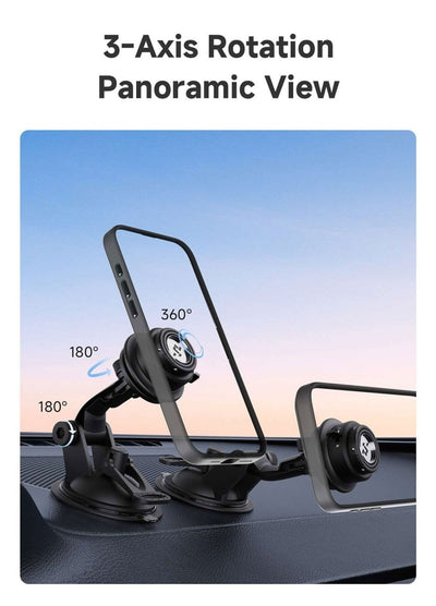 Outplorer QC01 – Supporto per auto 3 - Axis a ventosa sottovuoto - ENDURRAD