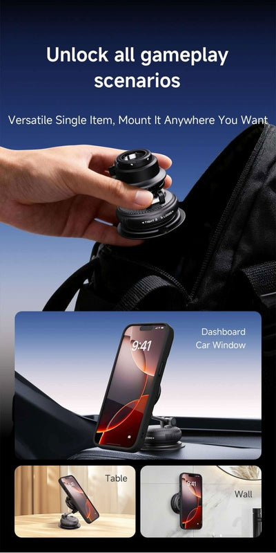 Outplorer QC02 – Supporto per auto 4 - Axis a ventosa sottovuoto - ENDURRAD