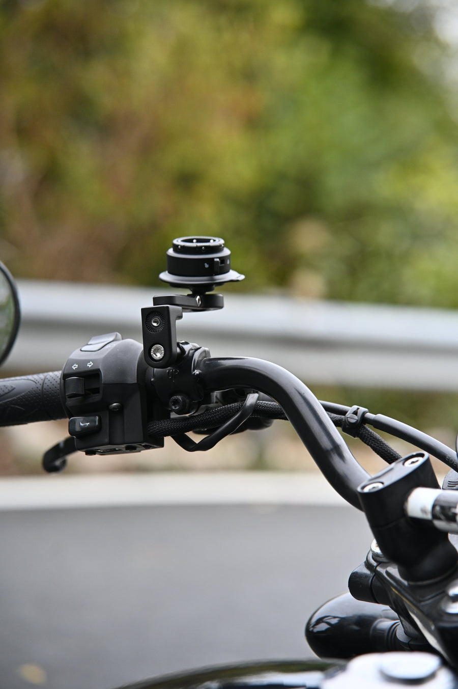 On the lever bracket