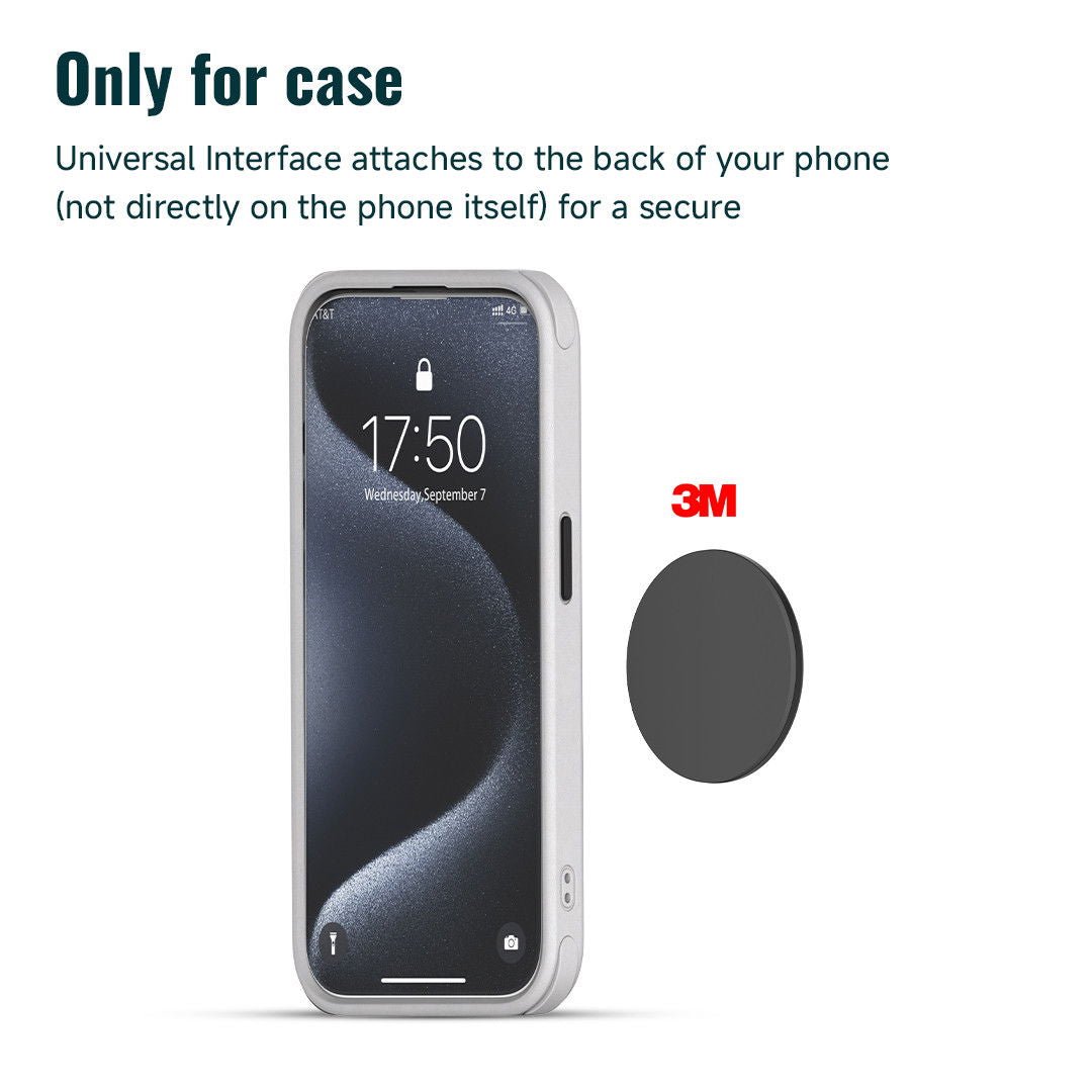 Outplorer QU01 va applicata sulla cover, non direttamente sul telefono