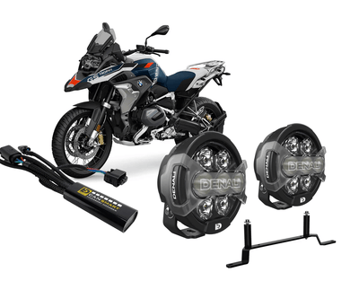 Faretti DENALI D7 PRO montati sulla BMW R 1250 GS con centralina CANsmart