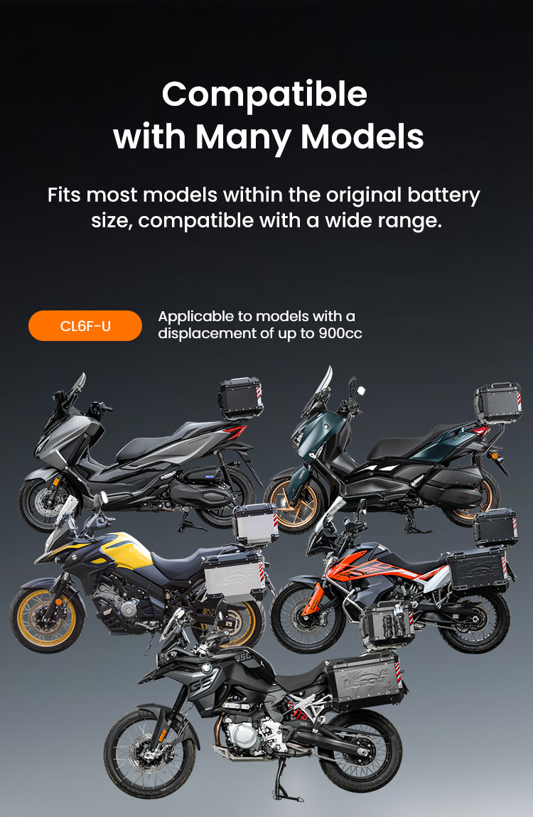 CL6F-U: motorcycle up to 900 cc