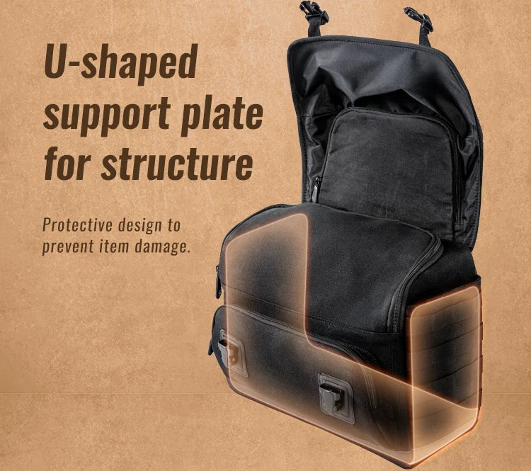 U-shaped support plate: the load does not get crushed