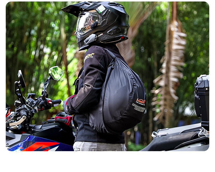 When parked, keep your helmet with you, not on the seat
