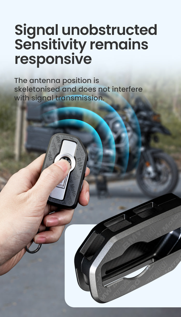 Perforated antenna area: keyless remains responsive