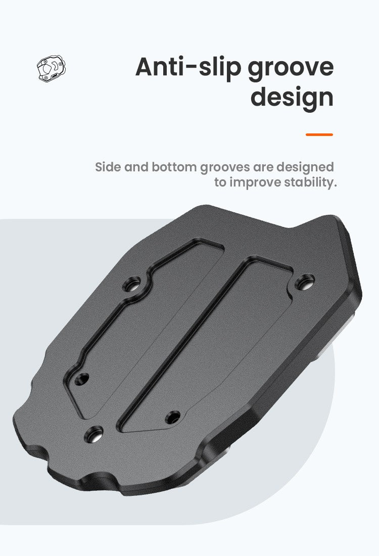 Non-slip grooves on the sides and bottom
