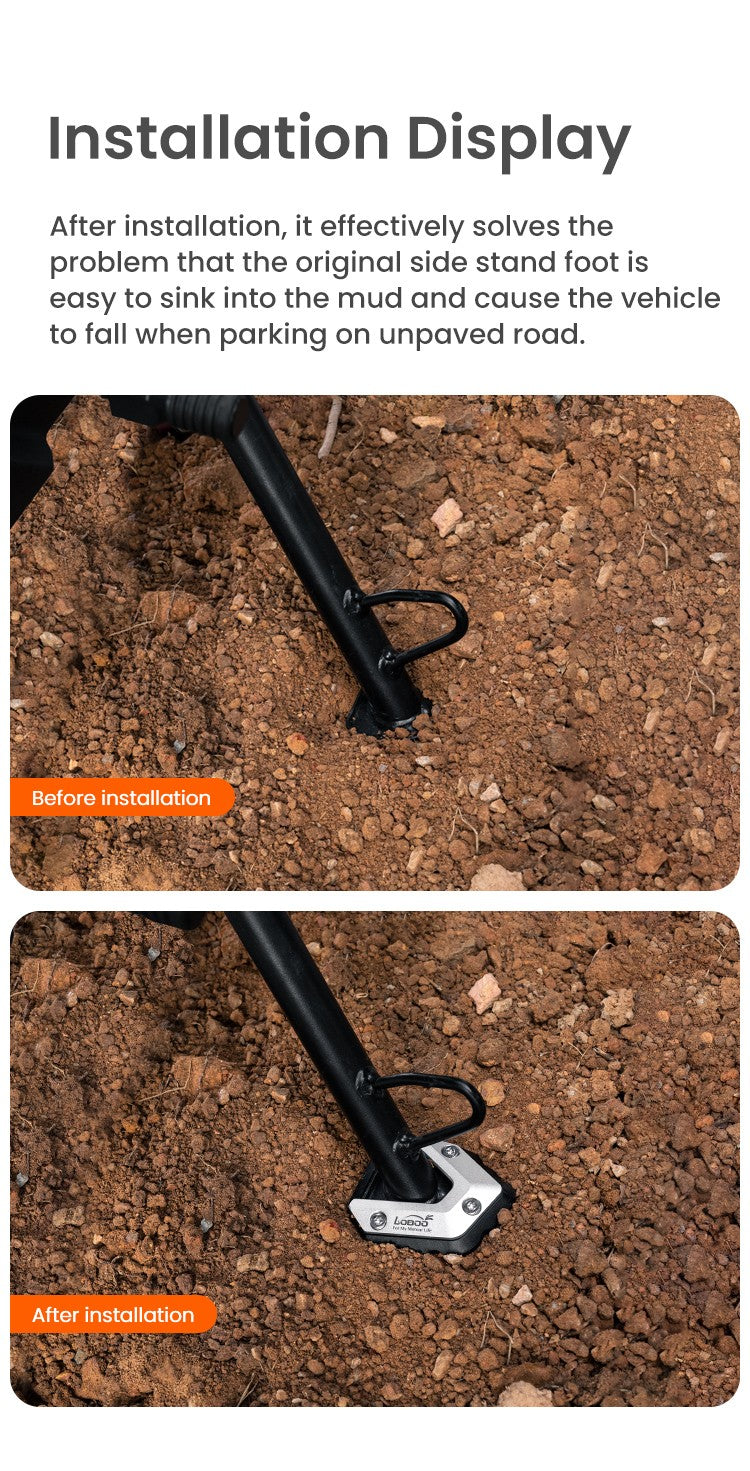 Before and after, on the same plot of land