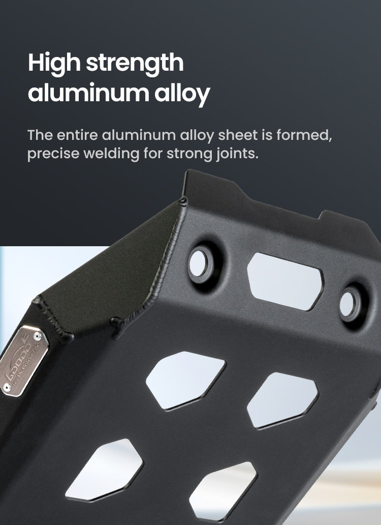 Formed aluminum sheet in one piece
