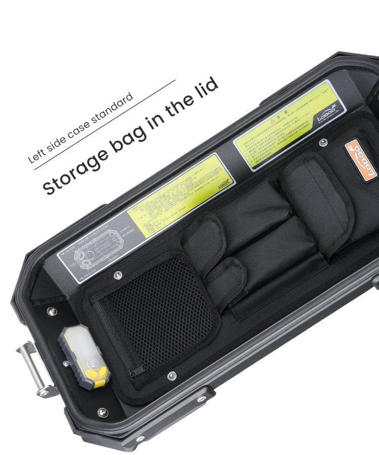 Pocket in the left lid