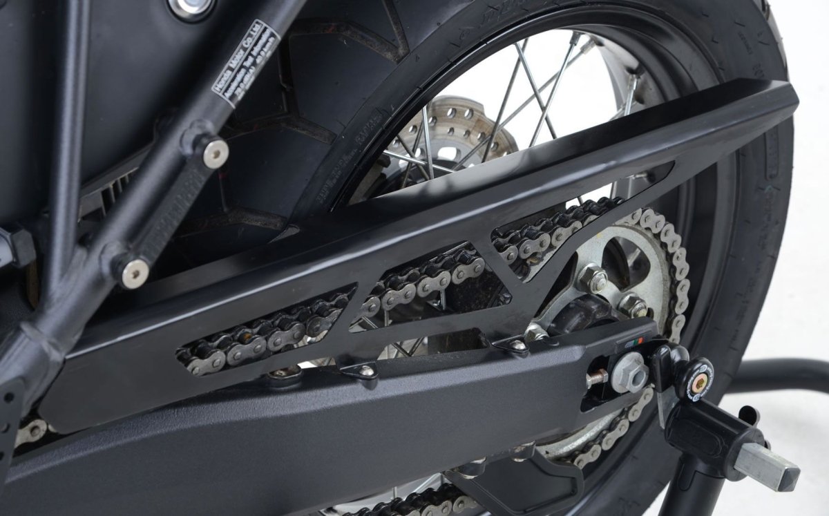 Paracatena In Alluminio Honda Crf 1000L Africa Twin Africa Twin Adv Sports 18 19 Colore Nero 15379 Rg CG0009BK - ENDURRAD