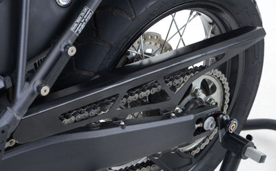 Paracatena in alluminio Honda CRF 1000L Africa Twin - Africa Twin Adv.Sports '18 - '19 - colore nero - ENDURRAD