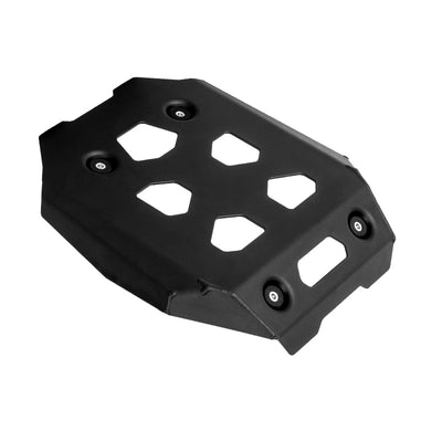 Paracoppa LOBOO in alluminio nero, vista frontale