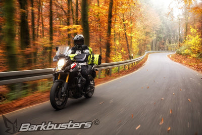 Paramani Barkbusters BBZ montati su una Suzuki V-Strom