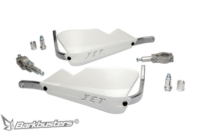 Paramano completo Barkbusters JET-001 bianco, struttura in alluminio e plastiche JET