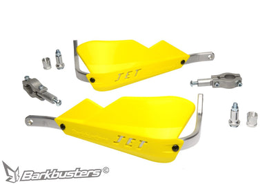 Paramano completo Barkbusters JET-001 giallo, struttura in alluminio e plastiche JET