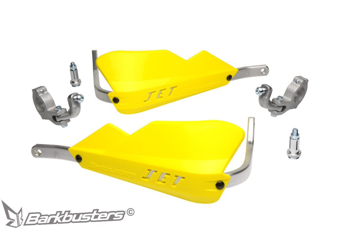 Paramano completo Barkbusters JET-002 giallo per manubrio conico