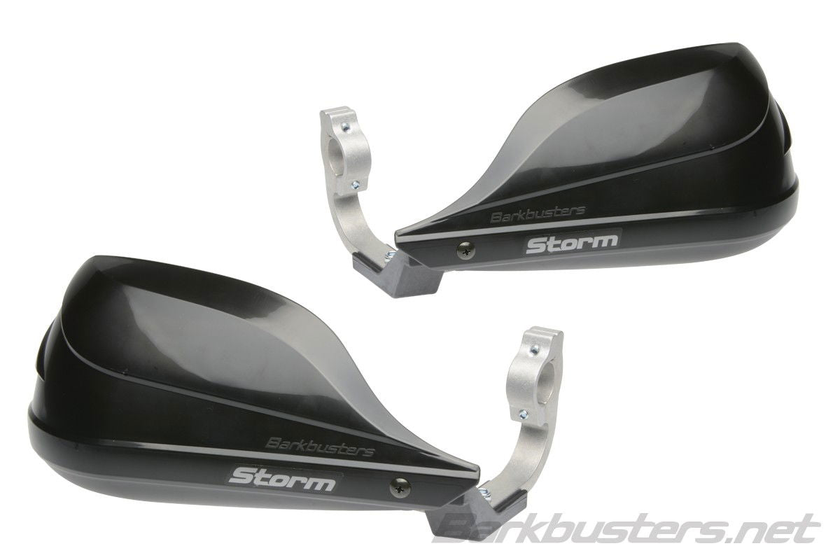 Paramani STORM - unico punto di fissaggio (25.4 mm) Barkbuster neri