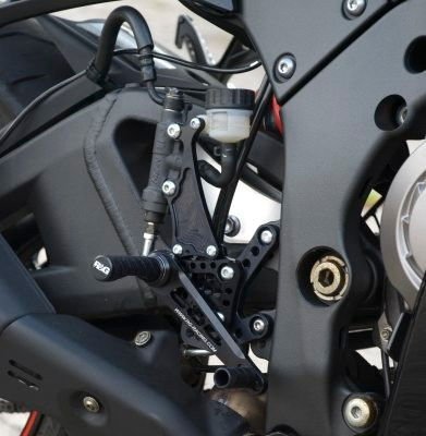 Pedane Arretrate Moto Kawasaki ZX10R 11 15 Solo Versione Stradale 5949 Rg RSET07BK - ENDURRAD