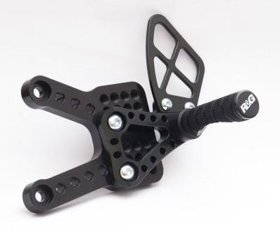 Pedane Arretrate Yamaha R1 09 12 5950 Rg RSET08BK - ENDURRAD