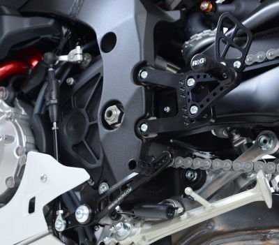 Pedane Moto Arretrate Yamaha Yzf R1 R1M 15 13084 Rg RSET27BK - ENDURRAD