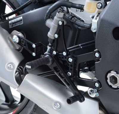 Pedane Moto Arretrate Yamaha Yzf R1 R1M 15 13084 Rg RSET27BK - ENDURRAD