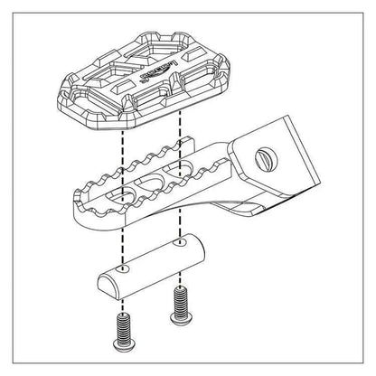 Pedane per moto BMW - Endurrad.com