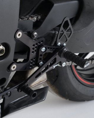 Pedane arretrate moto Kawasaki ZX6-R '05 versione racing (no ABS)