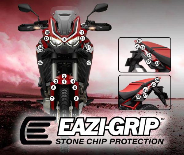 Pellicola protettiva carrozzeria Honda Africa Twin CRF1100L 2020-2023
