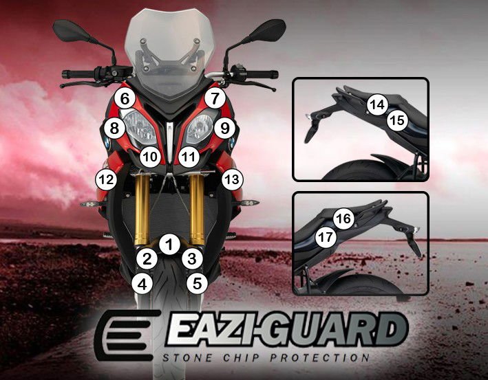 Pellicola protettiva carrozzeria BMW S 1000 XR 2015-2019