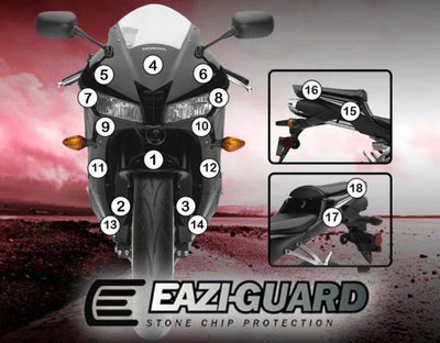 Pellicola adesiva moto honda cfr 1000 l africa twin adventure sport 2018 - 2019 - ENDURRAD