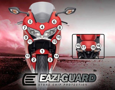 Pellicola adesiva moto honda cfr 1000 l africa twin adventure sport 2018 - 2019 - ENDURRAD