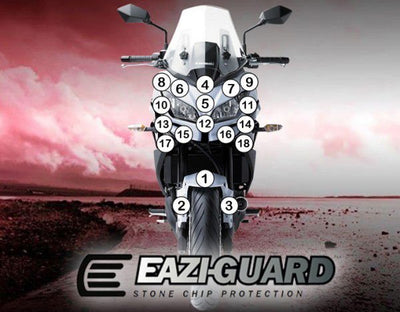 Pellicola adesiva moto kawasaki z 1000 sx 2017 - 2022 - ENDURRAD