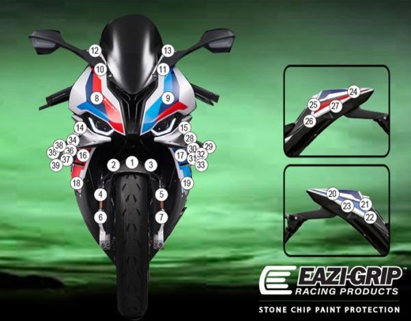 Pellicola adesiva moto M1000RR 2021 - | EZ - GUARDBMW011A - 37280 - ENDURRAD